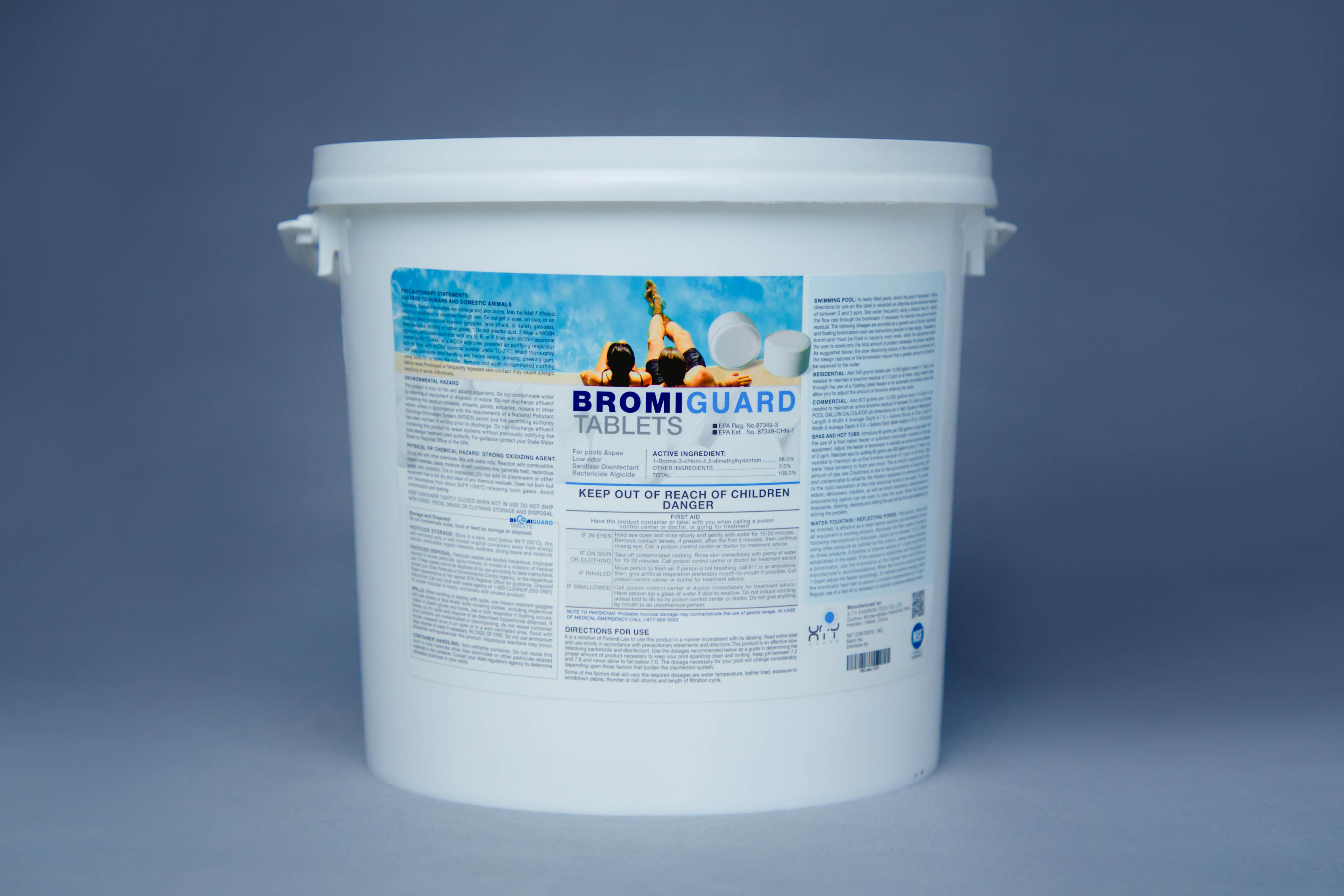 [CN] Bromine Tablets for Spa, Hot Tubs, Swimming Pools - Brominating Tablets CAS 16079-88-2